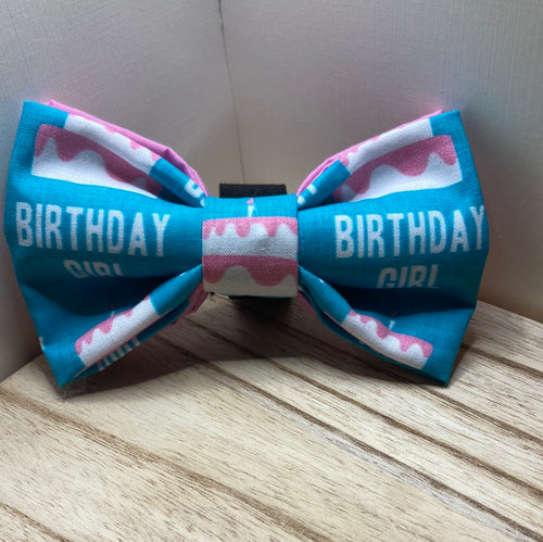 Birthday Girl Pet Bow Tie