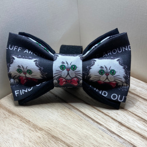 Fluff Around And Find Out Pet Bow Tie