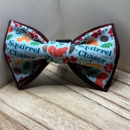 Squirrel Chaser Pet Bow tie