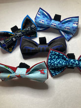 Load image into Gallery viewer, Marjorie Caruso custom 5 piece  medium/large bow tie set  with velcro closure