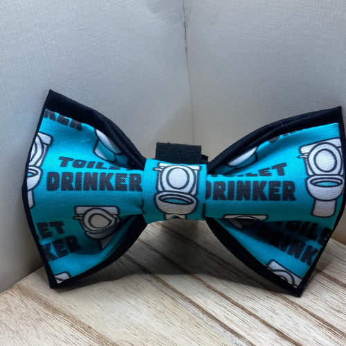 Toilet Drinker Pet Bow tie