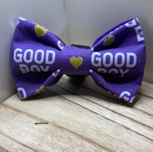 Load image into Gallery viewer, Good Boy Purple Pet bow tie