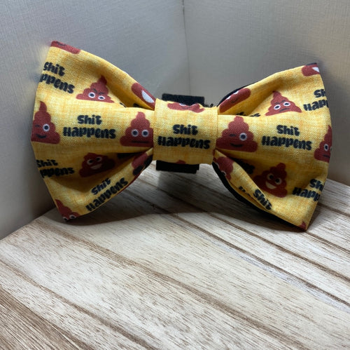 Shit Happens  pet bow tie