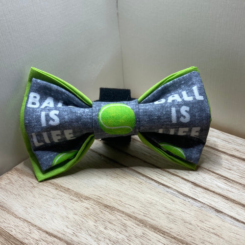 Ball is Life pet bow tie