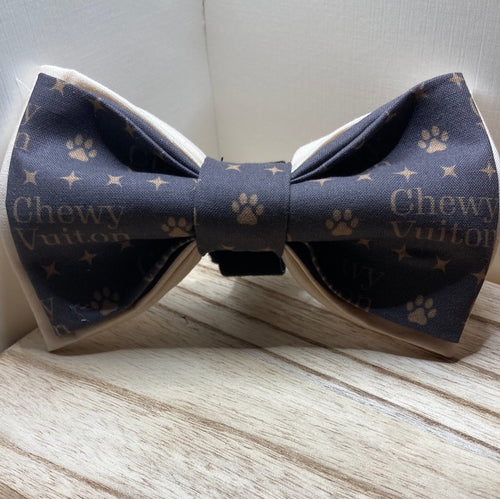 Chewy Vuitton pet bow tie
