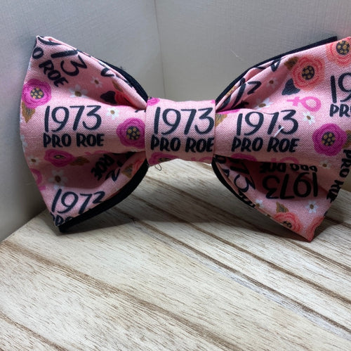 Pro Roe 1973 Women's Rights Bow Tie, Pre-tied