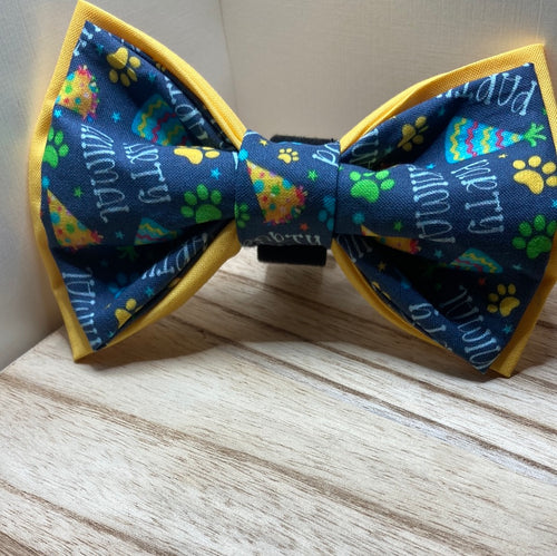 Party Animal Pet Birthday bow tie