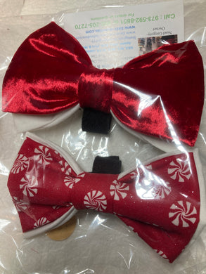 Pattys's Holiday pet Bow Tie Set