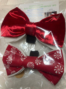 Pattys's Holiday pet Bow Tie Set