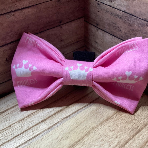 Pink, princess, pet, Bowtie