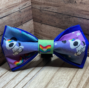 Pride pup pet bow tie