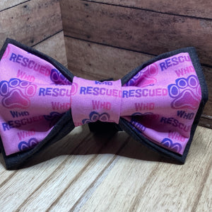 Who rescued who pet bow tie