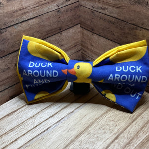 Duck around and find out pet bowtie