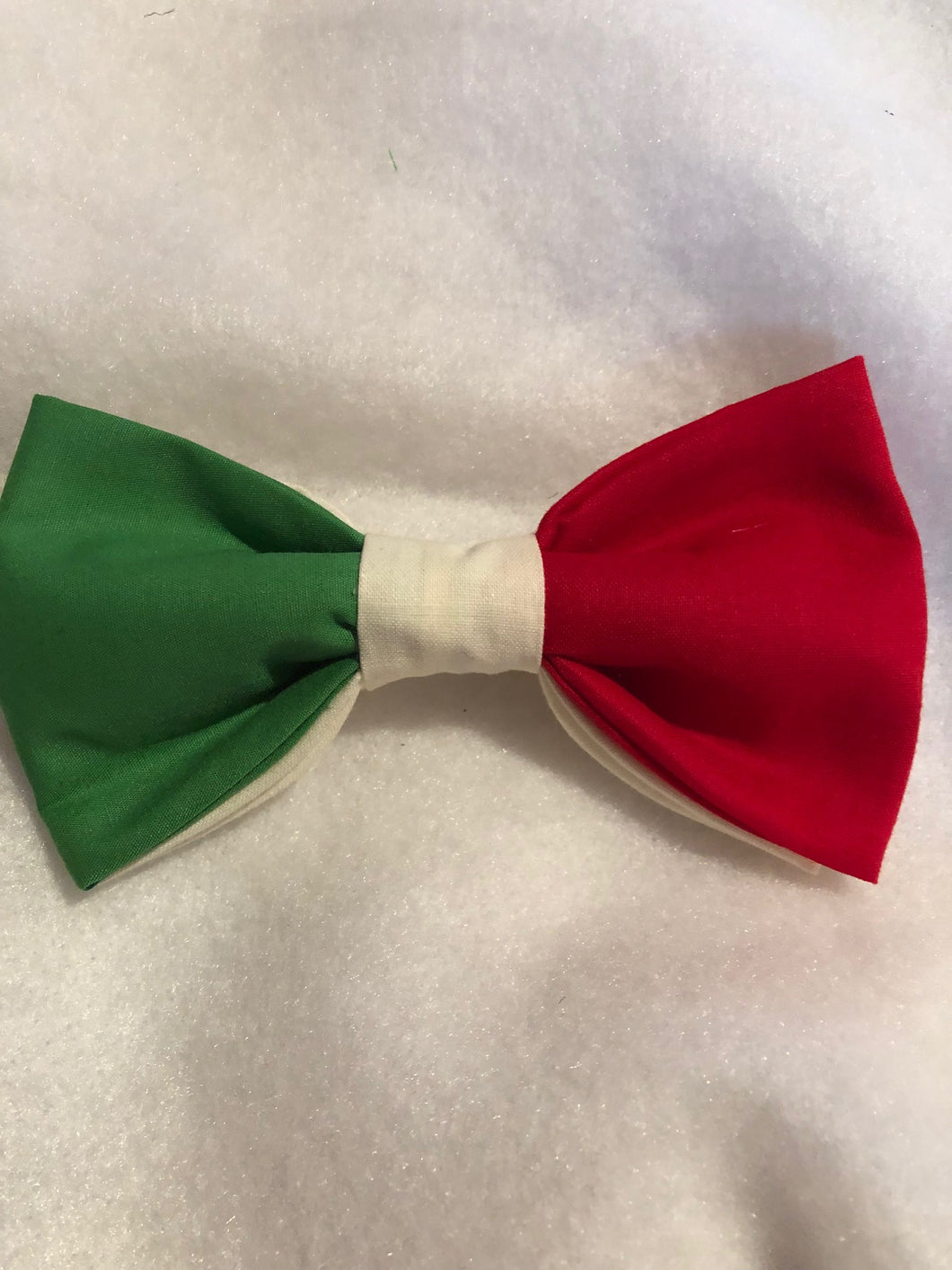 Italian Flag  Bow Tie  adult size