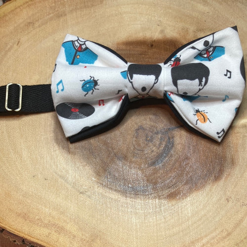 Mop Top 1960’s rock bands Rock n’ Roll themed bow tie.