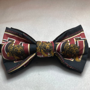 HBCU cotton bow  ties  pre-ties, black collegiate bow ties, black history month bow ties,