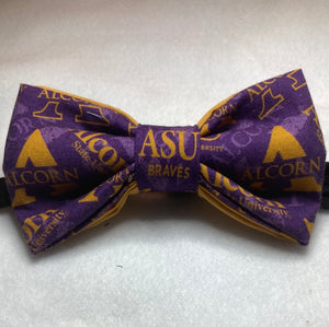 HBCU cotton bow  ties  pre-ties, black collegiate bow ties, black history month bow ties,